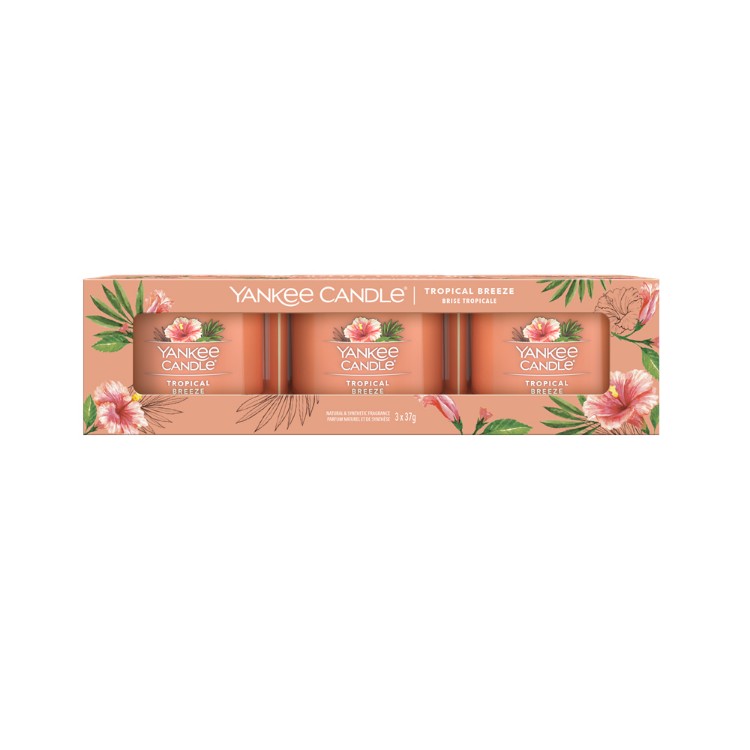 Bild von Tropical Breeze Signature 3 Pack Filled Votive