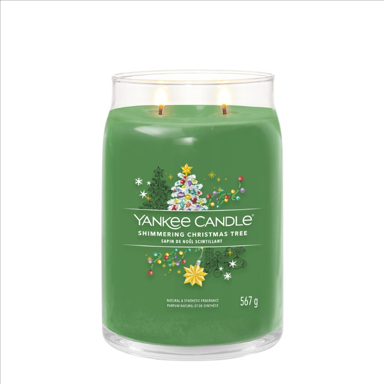 Bild von Shimmering Christmas Tree Signature Large Jar